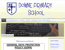 Tablet Screenshot of downeprimary.com